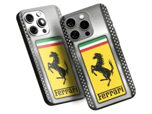Ferrari Smartphone Hülle Drift Rennsport Optik